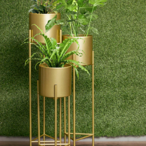 Cassidy Plant Stand 3pc - Brass